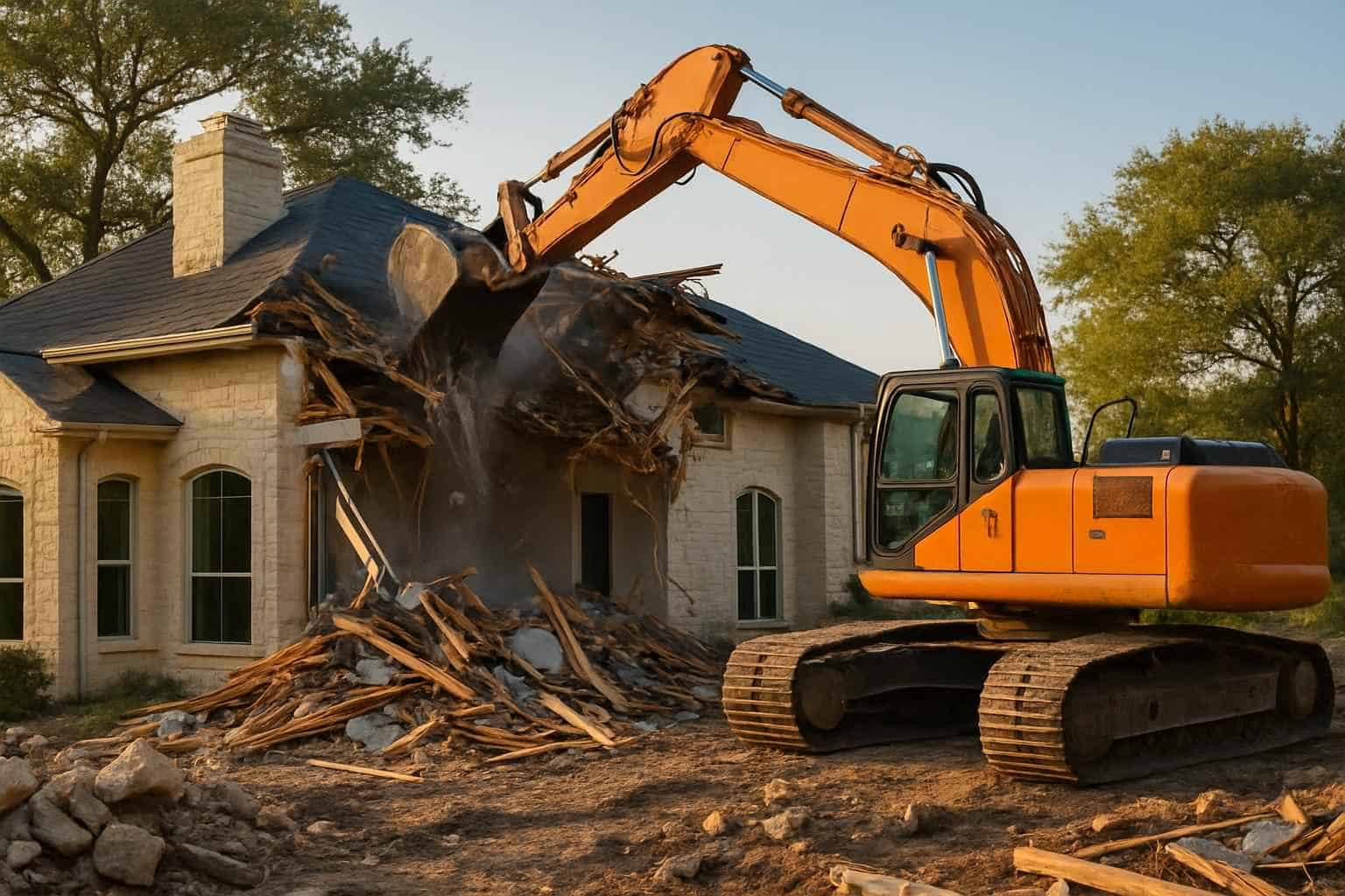 Residential Structure Demolition in Kerrville Texas