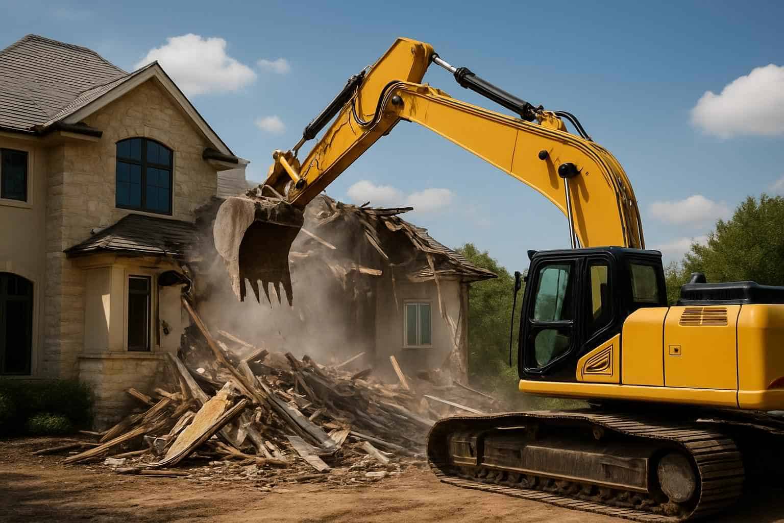Residential Structure Demolition Services Ingram Texas