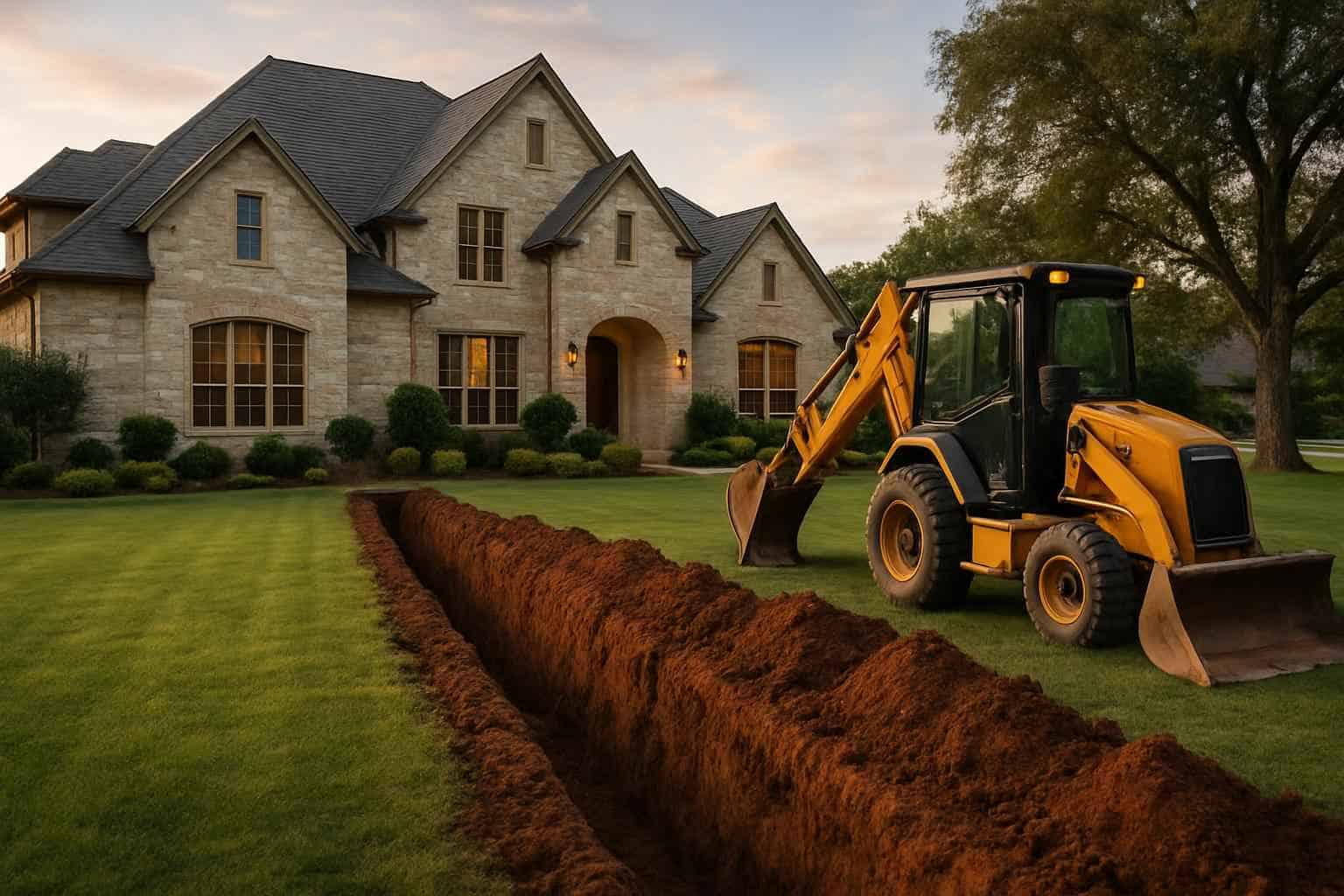Residential Trench Digging Kerrville Texas