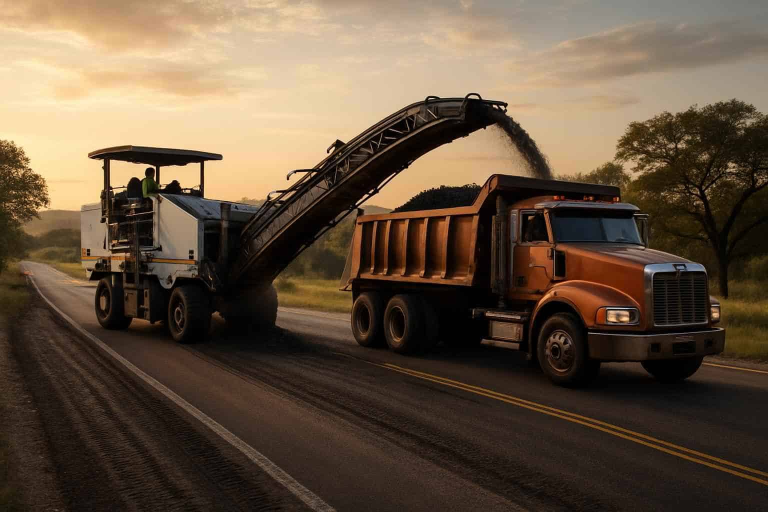 Road Milling and Overlay Services in Comfort Texas