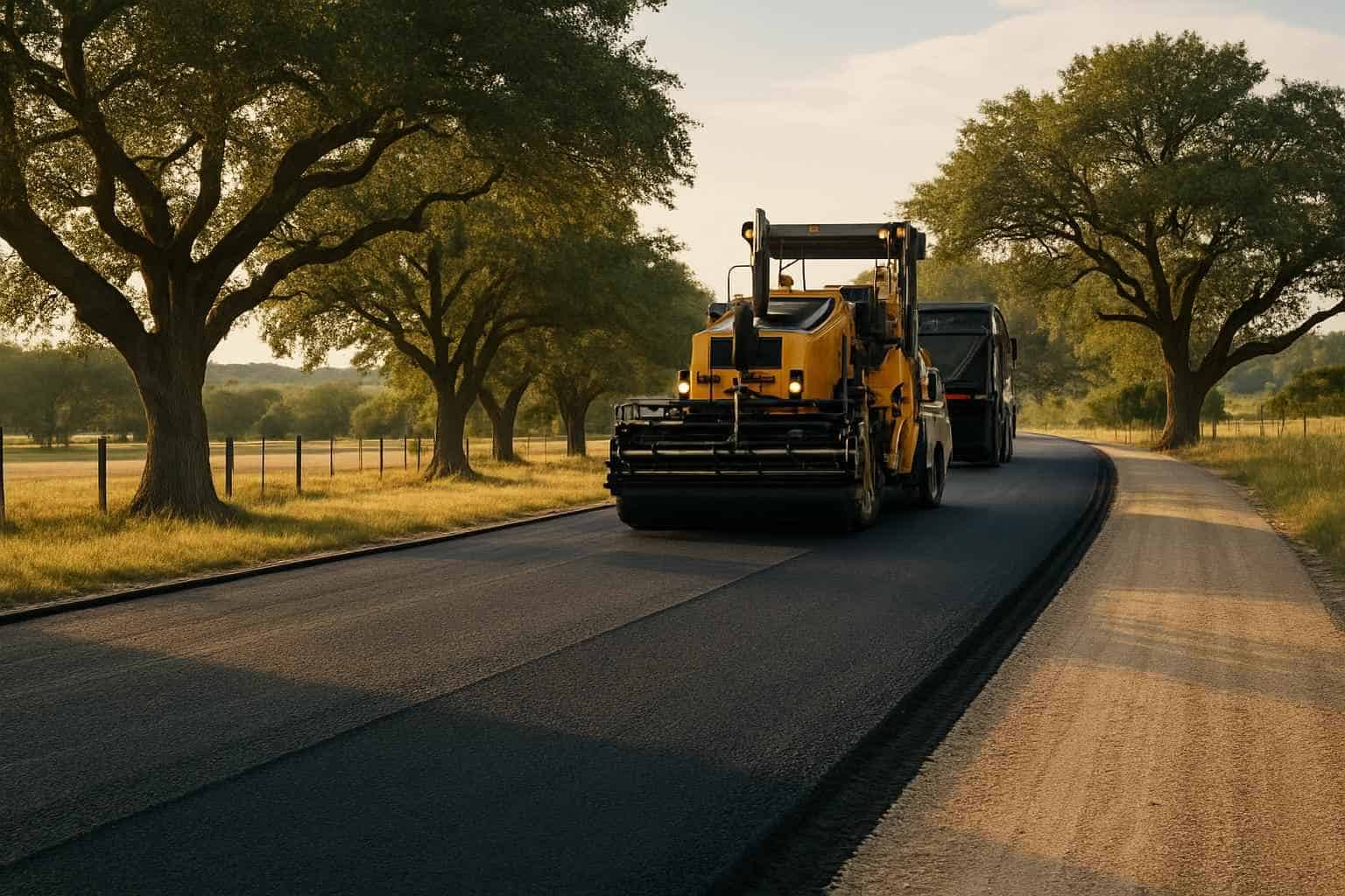 Road Resurfacing and Overlay Solutions in Center Point Texas