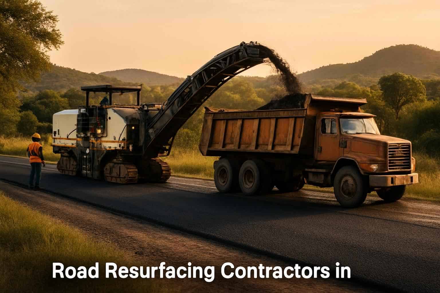 Road Resurfacing Contractors in Bandera Texas