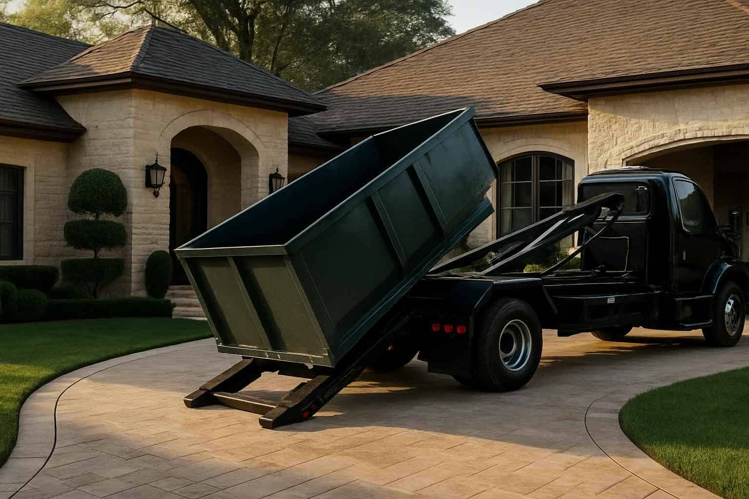 Roll Off Dumpster Trailer Delivery Kerrville TX
