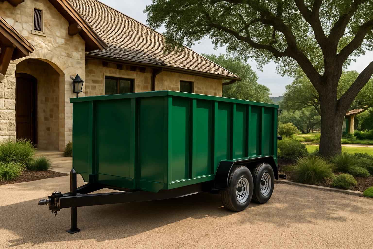 Roll Off Dumpster Trailer Hunt Texas