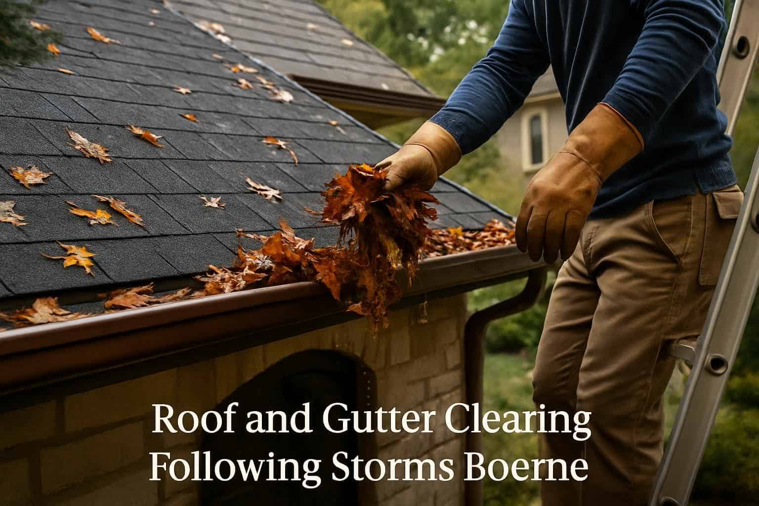 Roof and Gutter Clearing Following Storms Boerne