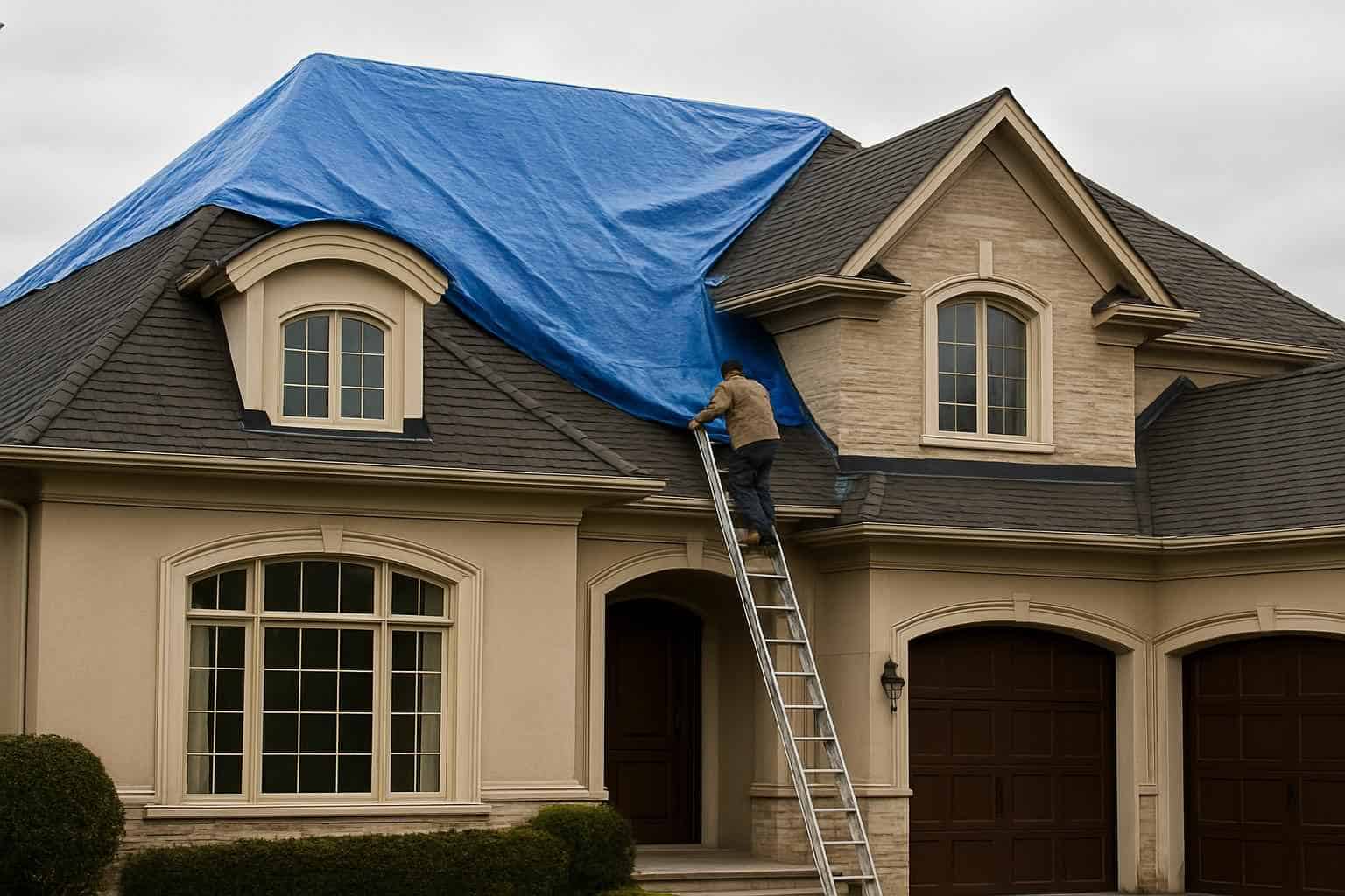 Roof Tarping and Temporary Cover Services