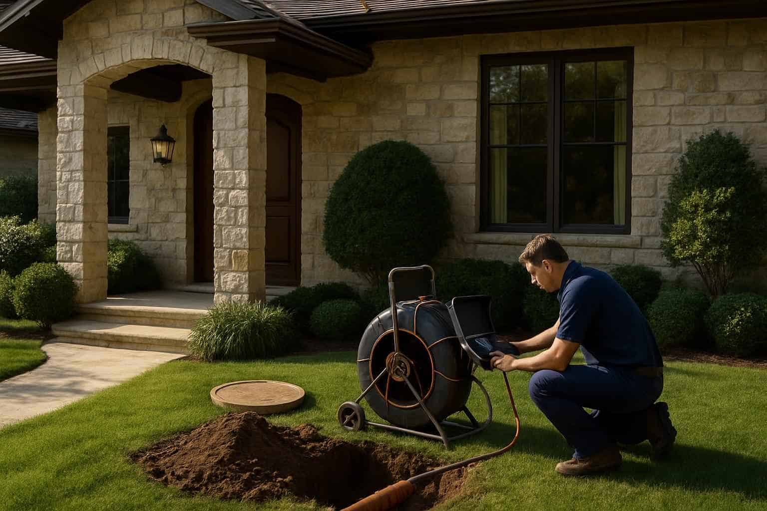 Sewer Line Inspection and Repair in Comfort Texas