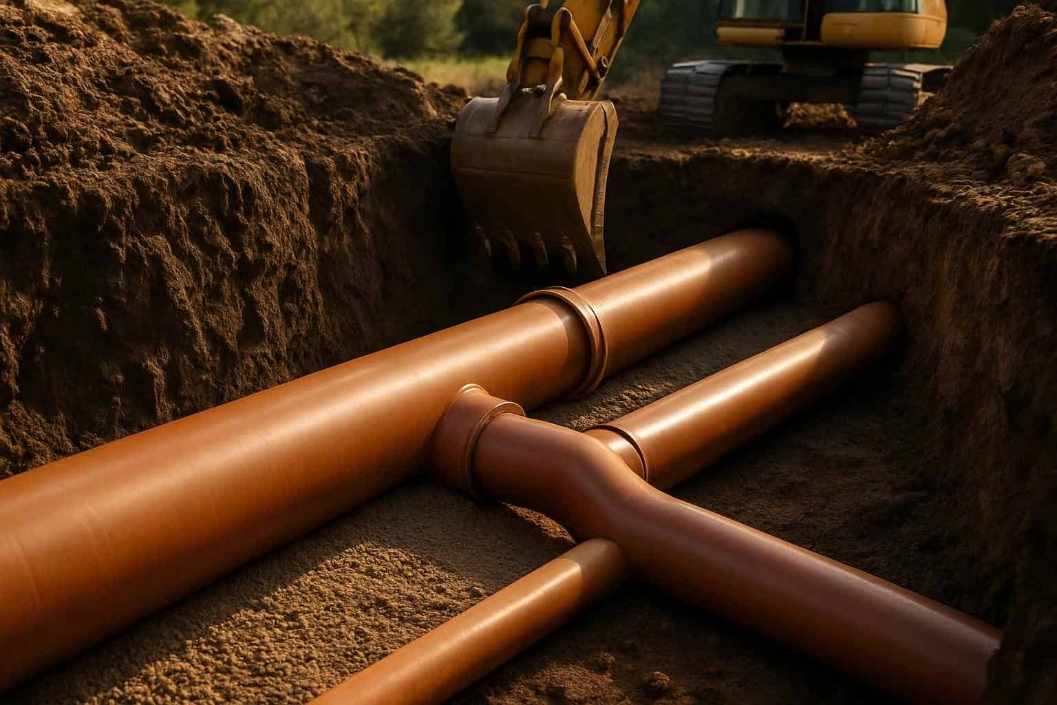 Sewer Main and Lateral Trenching