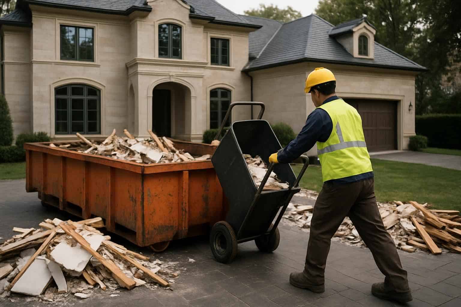 Site Debris Removal After Construction