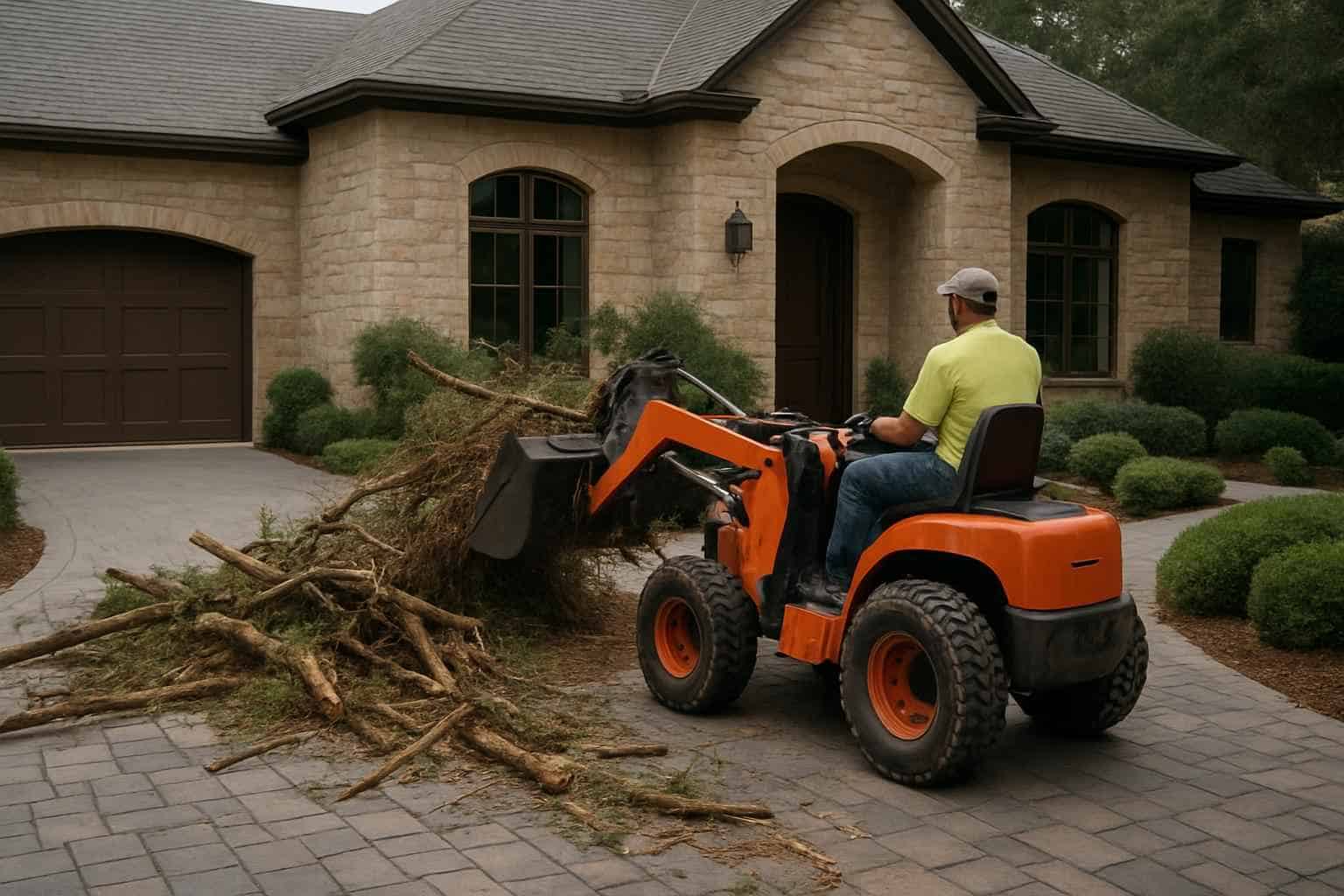 Storm Cleanup for Driveways and Walkways Ingram TX