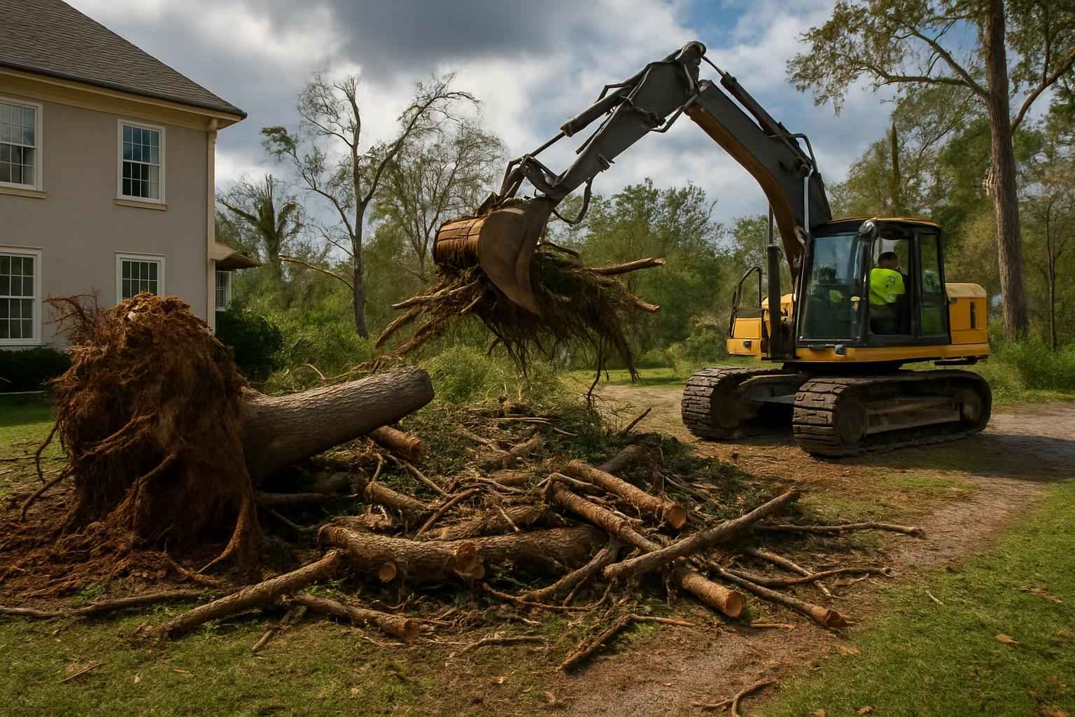 Storm Cleanup Site Restoration Service