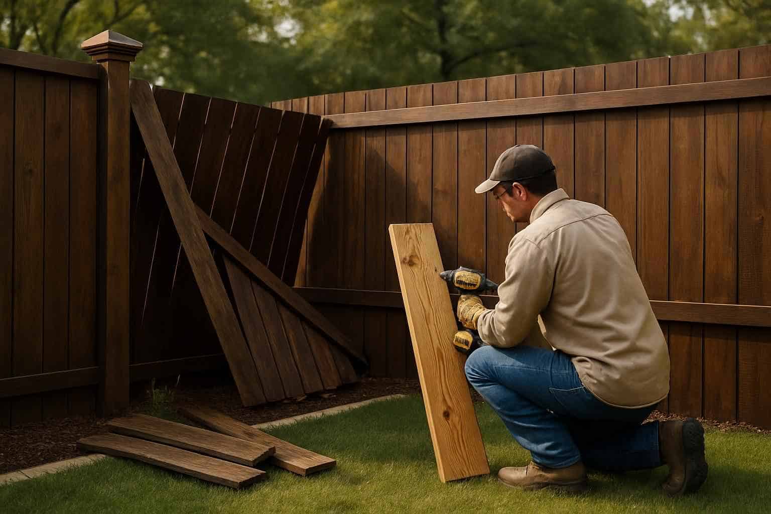 Storm-Damaged Fence Repair Services in Comfort Texas