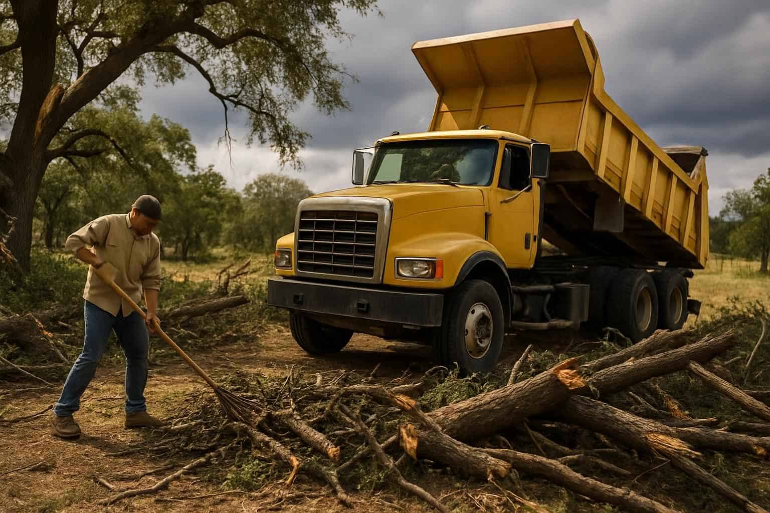Storm Debris Removal Center Point Texas