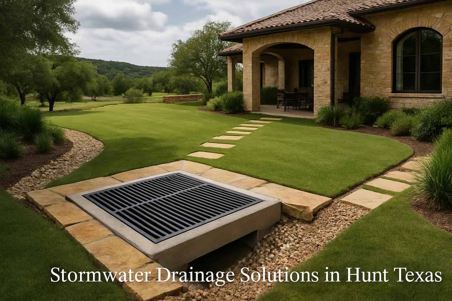 Stormwater Drainage Solutions in Hunt Texas