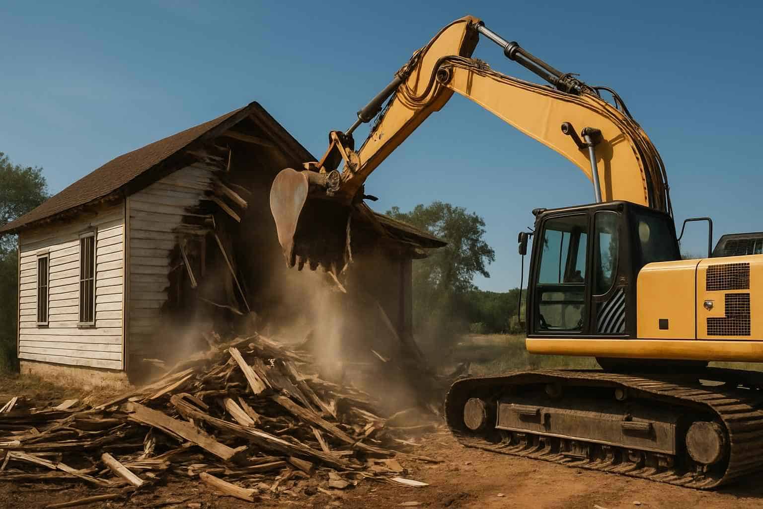 Structure Demolition Contractors in Center Point Texas