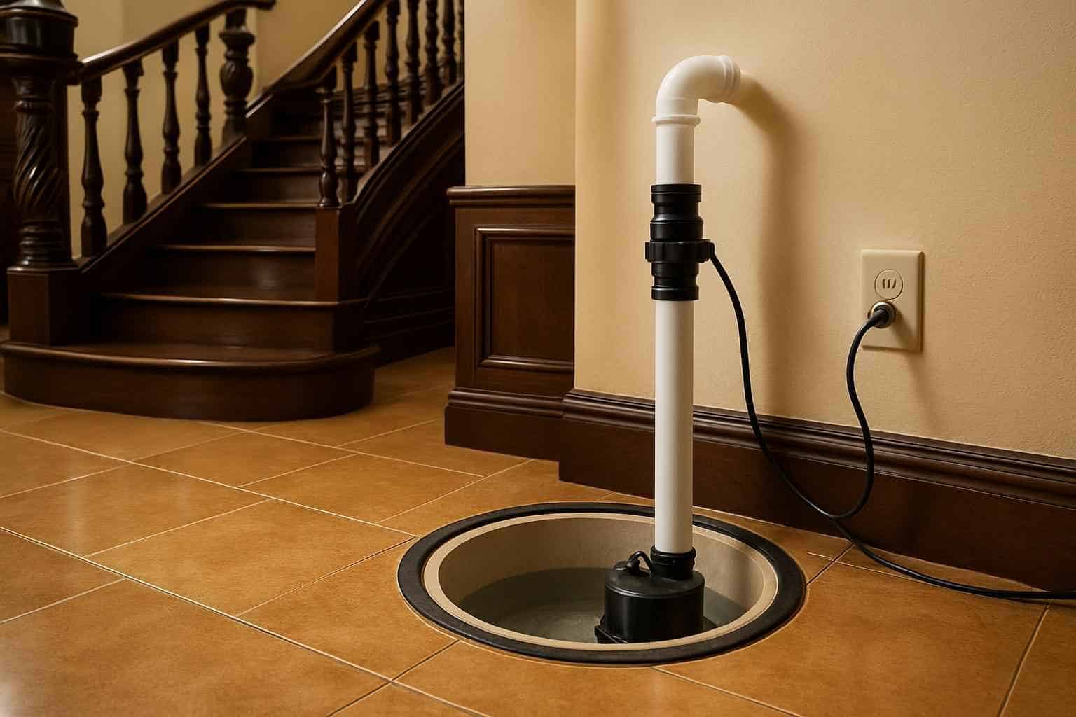 Sump Pump Installation for Drainage Fredericksburg