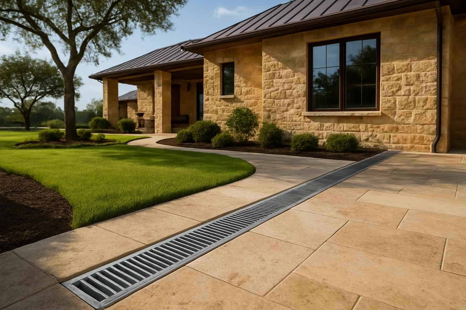 Surface Drainage System Design in Bandera Texas