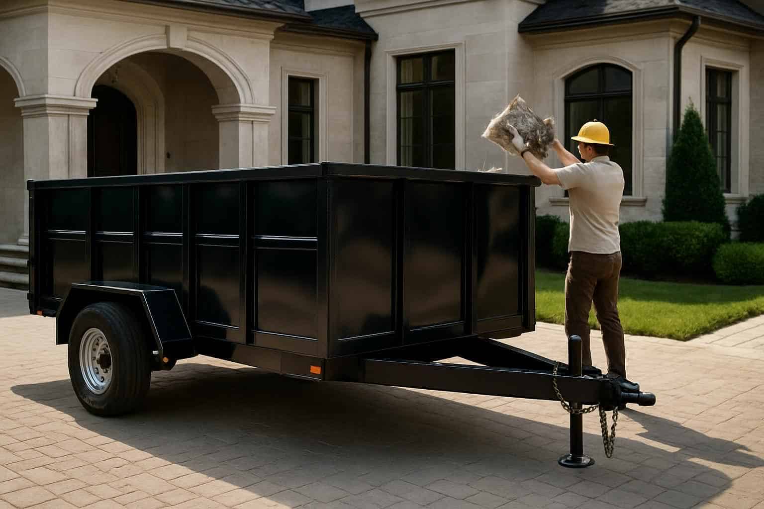 Temporary Dumpster Trailer Solutions Center Point