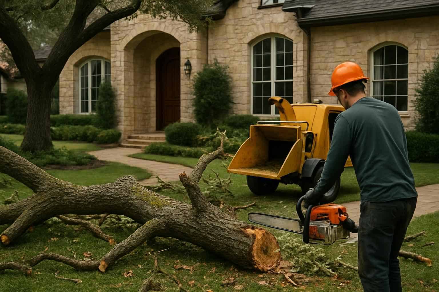 Tree and Branch Removal After Storms in Kerrville Texas