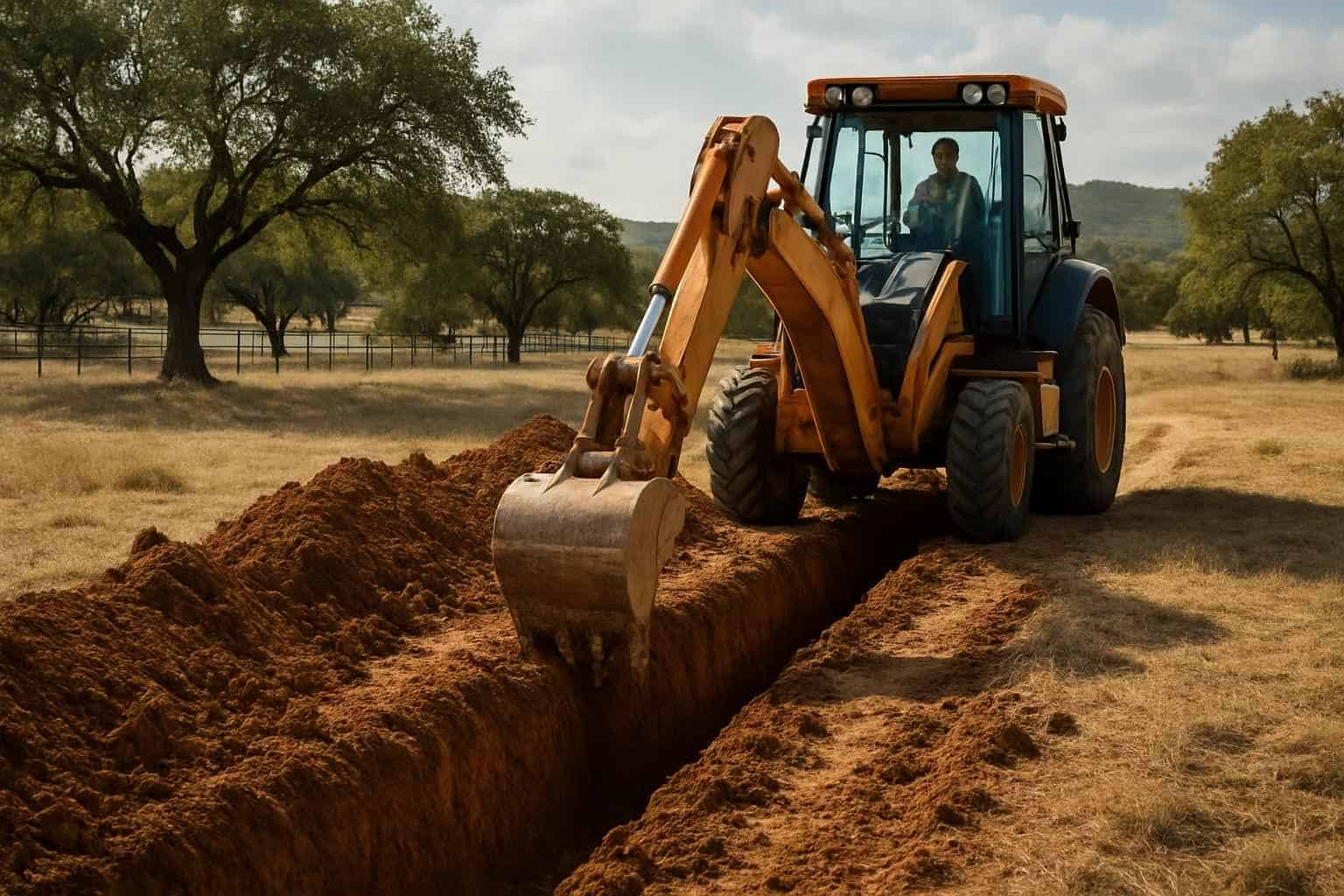 Trench Digging Contractors in Boerne Texas
