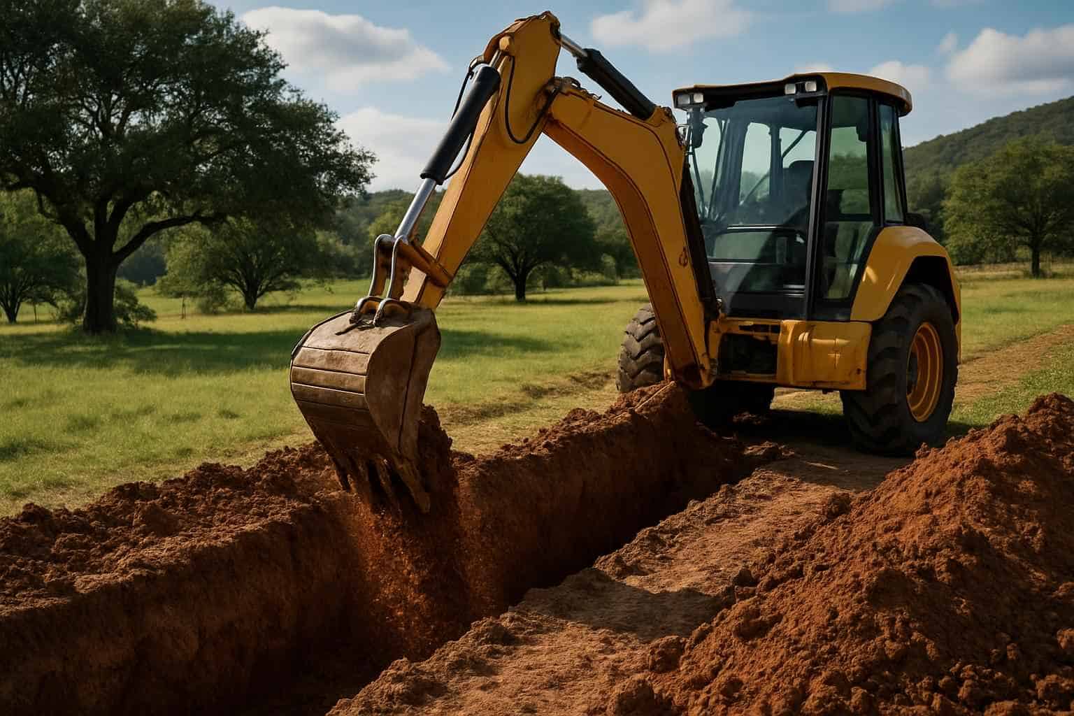 Trench Digging Services in Hunt Texas