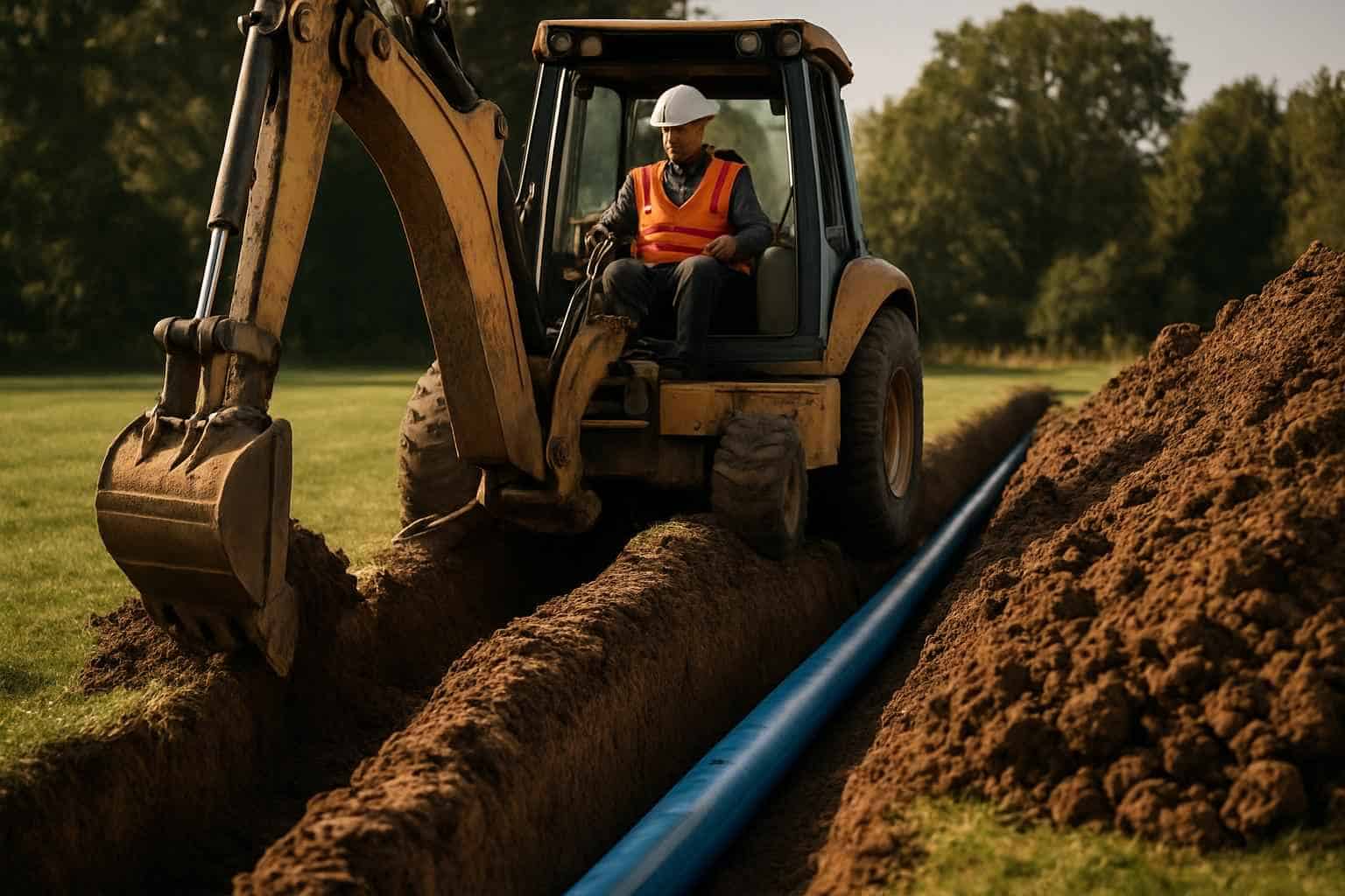 Utility Line Trenching Services