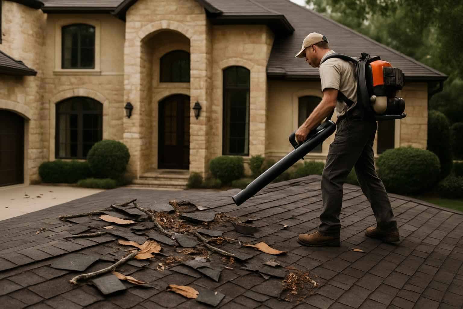 Wind Damage Roof Cleanup Services Bandera