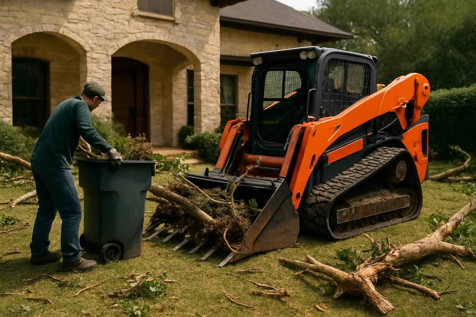 Yard Cleanup and Hazard Removal After Storms in Center Point Texas