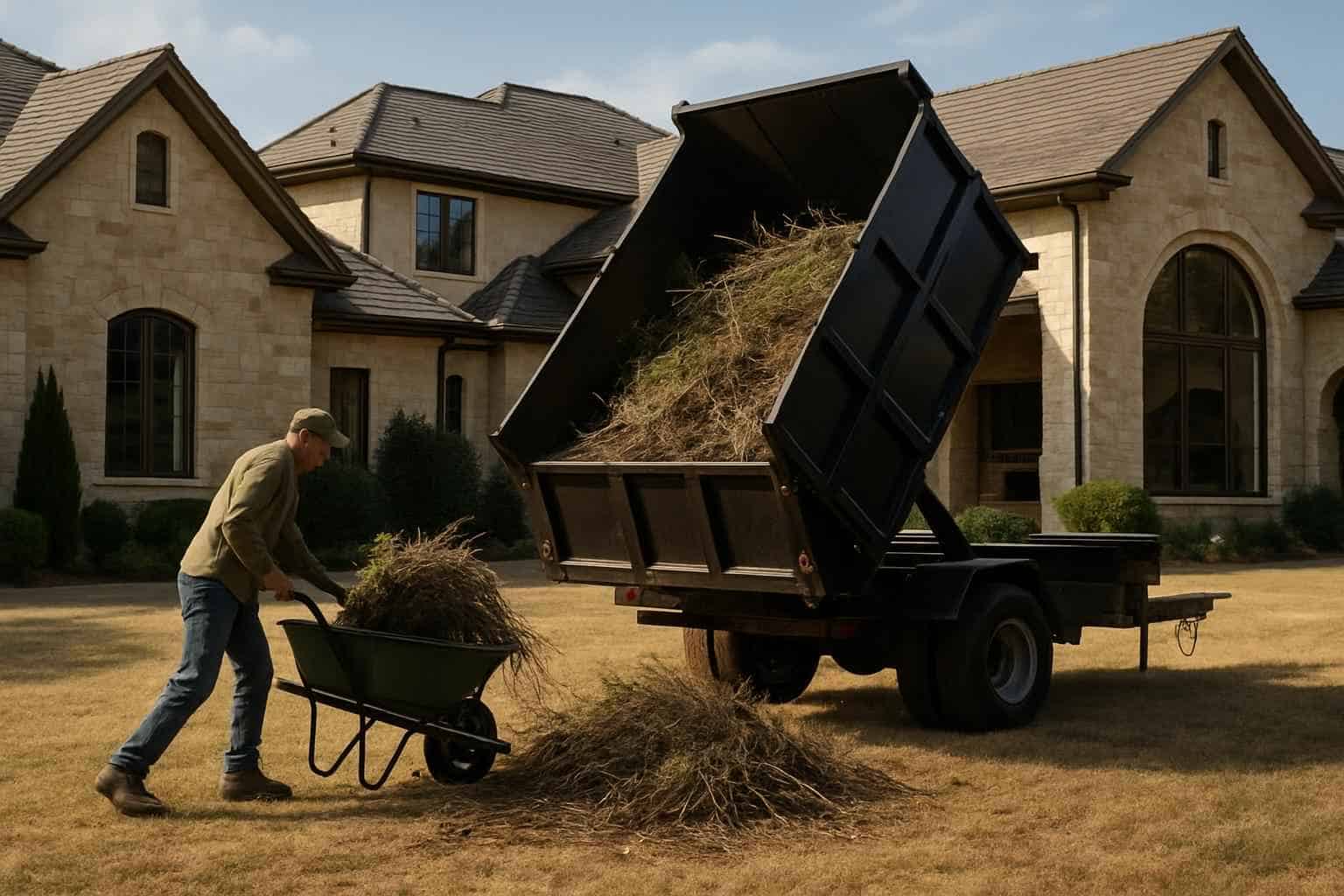 Yard Debris Removal Service Fredericksburg Texas