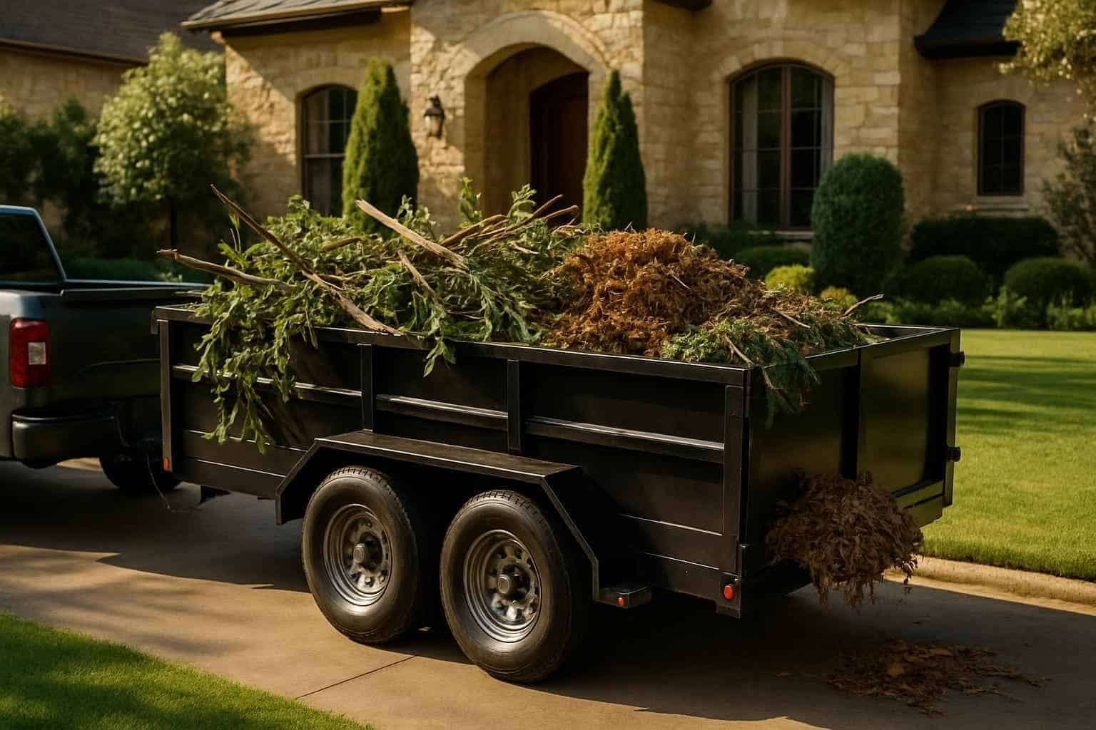 Yard Waste Dumpster Trailers Fredericksburg TX