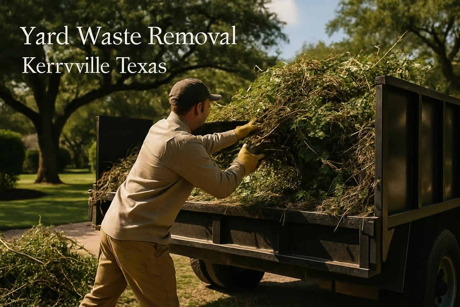 Yard Waste Removal Services in Kerrville Texas