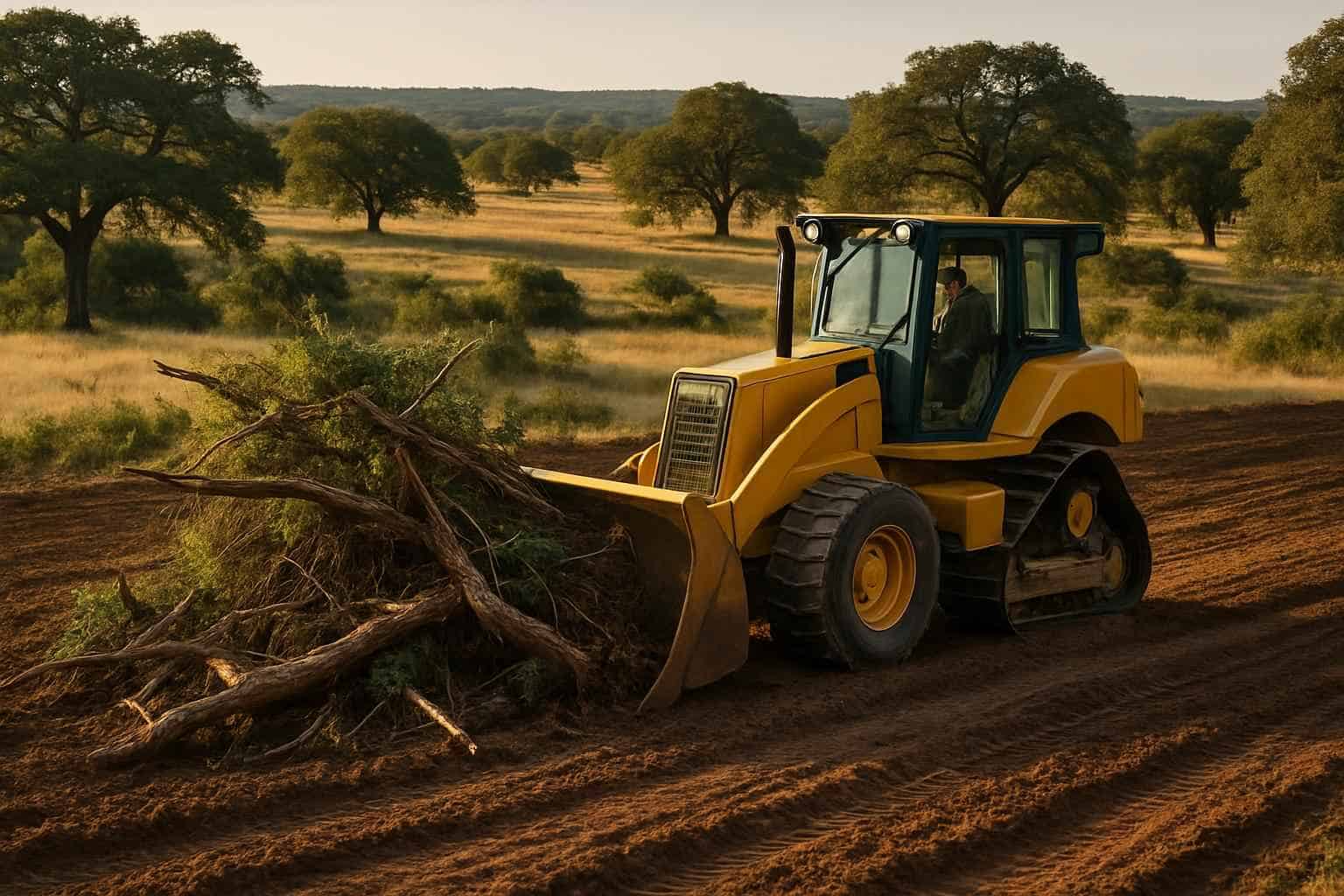 Acreage Land Clearing in Stonewall Texas