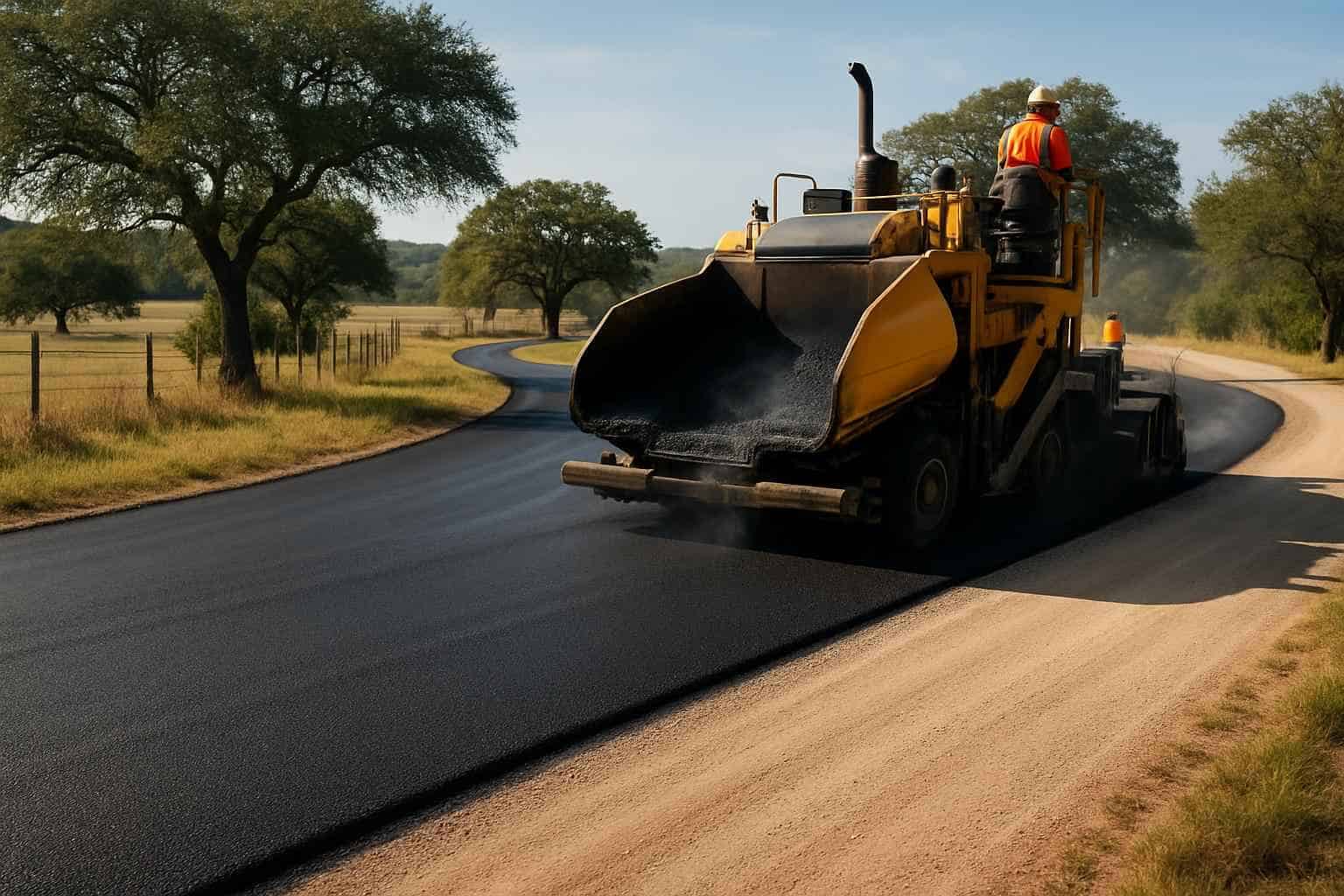 Asphalt Paving in Hye Texas