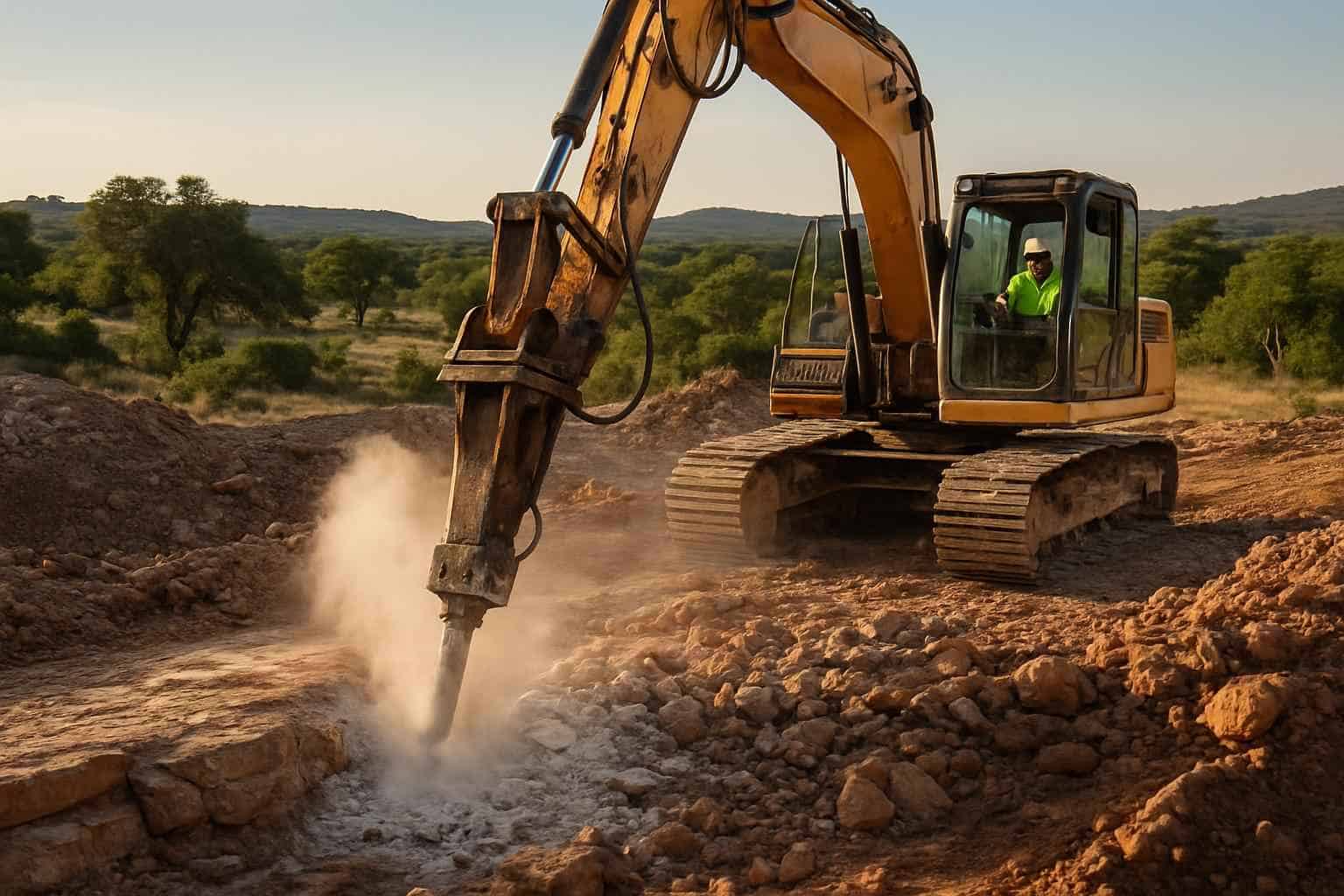 Bedrock Reduction in Willow City Texas