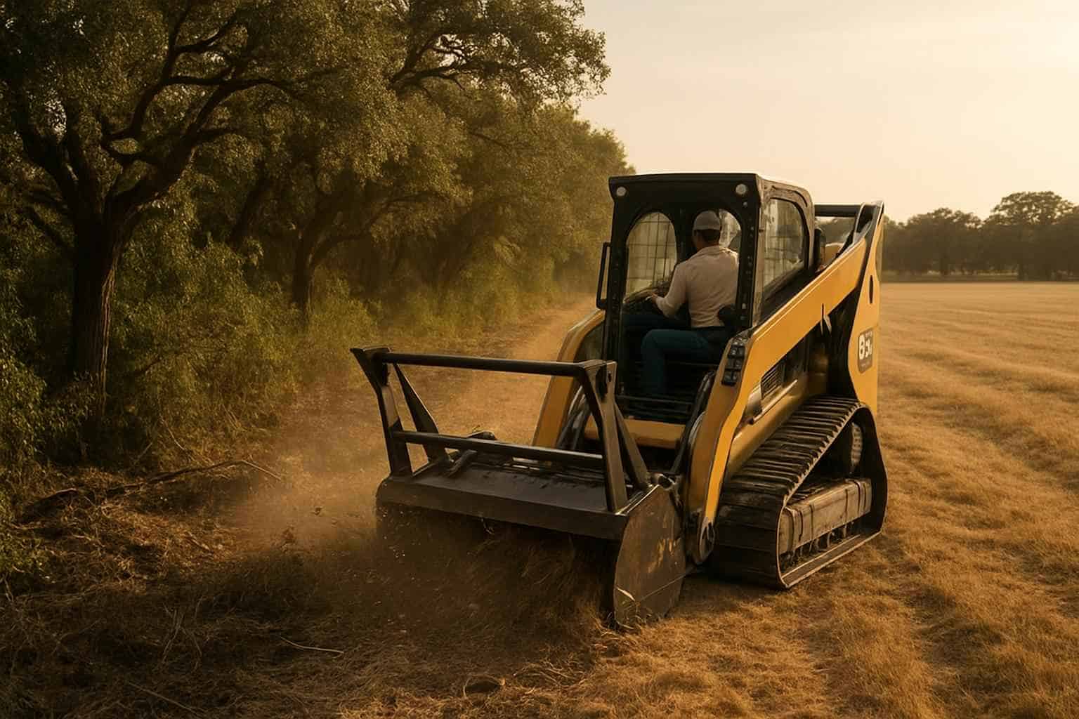 Boundary Line Clearing in Hye Texas