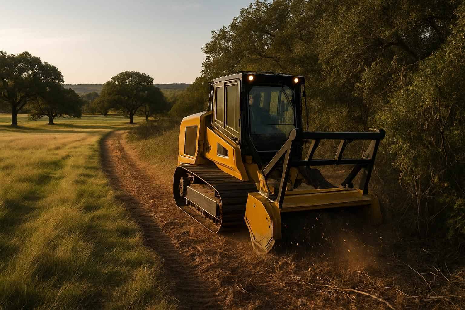 Boundary Line Clearing in Stonewall Texas