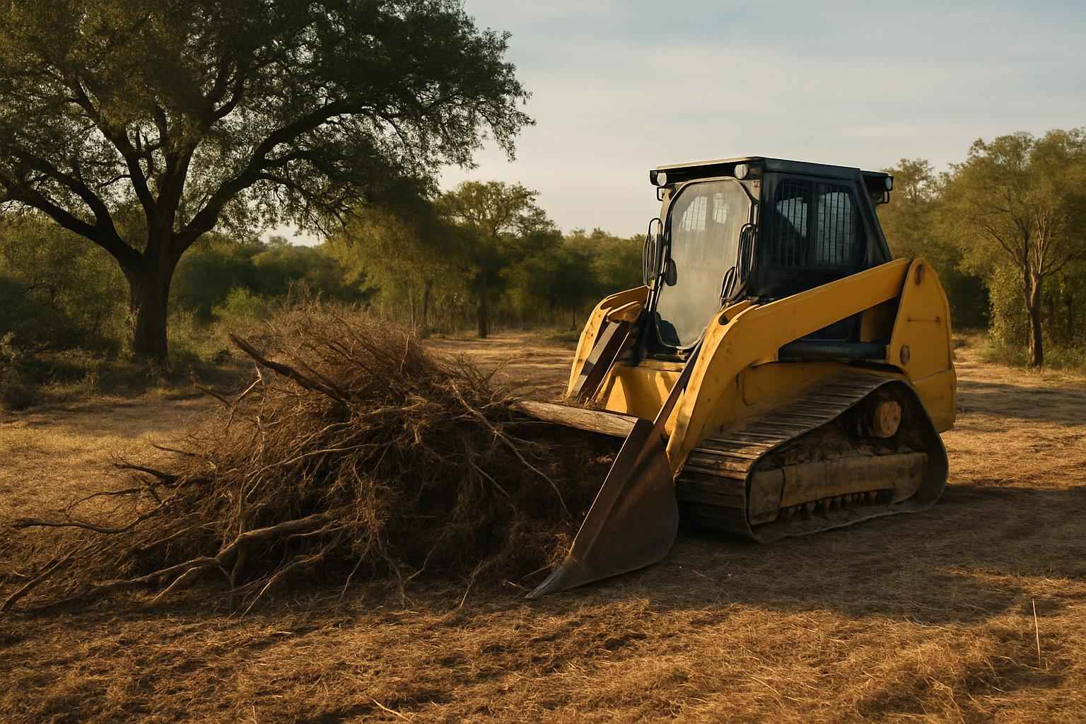 Brush and Tree Lot Clearing in Hye Texas