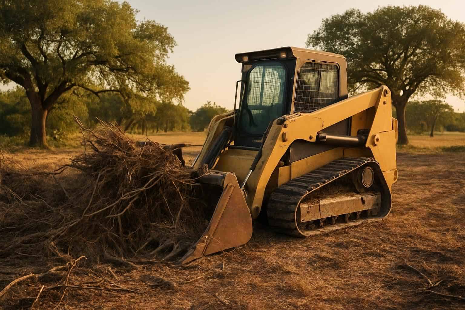 Brush and Tree Lot Clearing in Luckenbach Texas