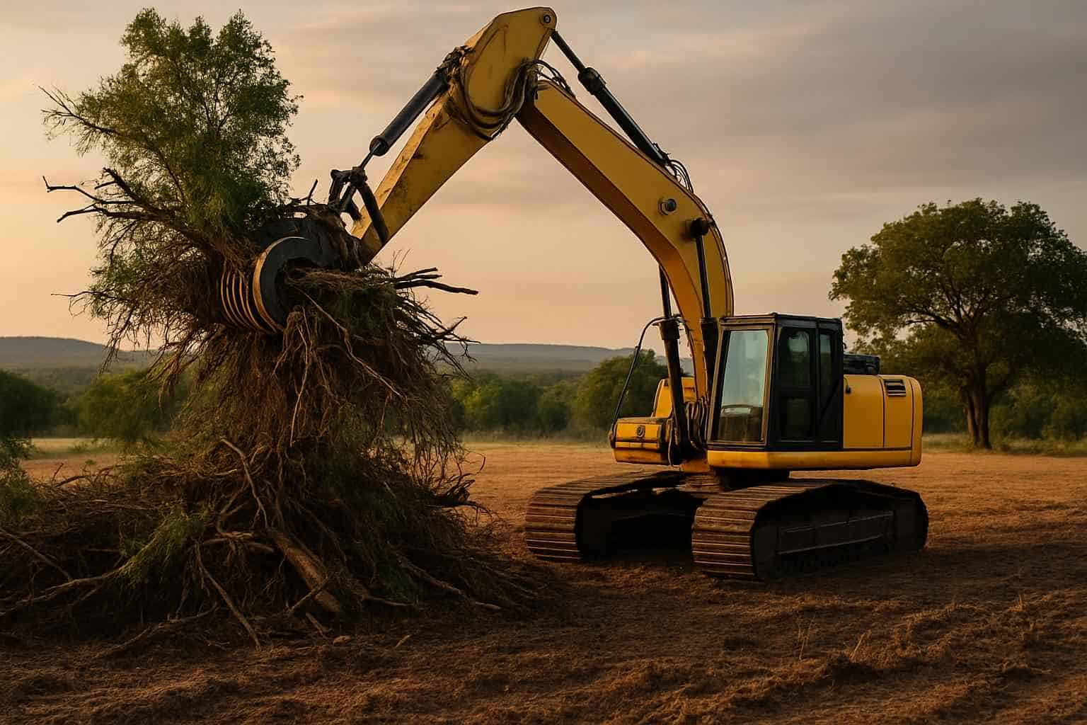 Brush and Tree Lot Clearing in Willow City Texas