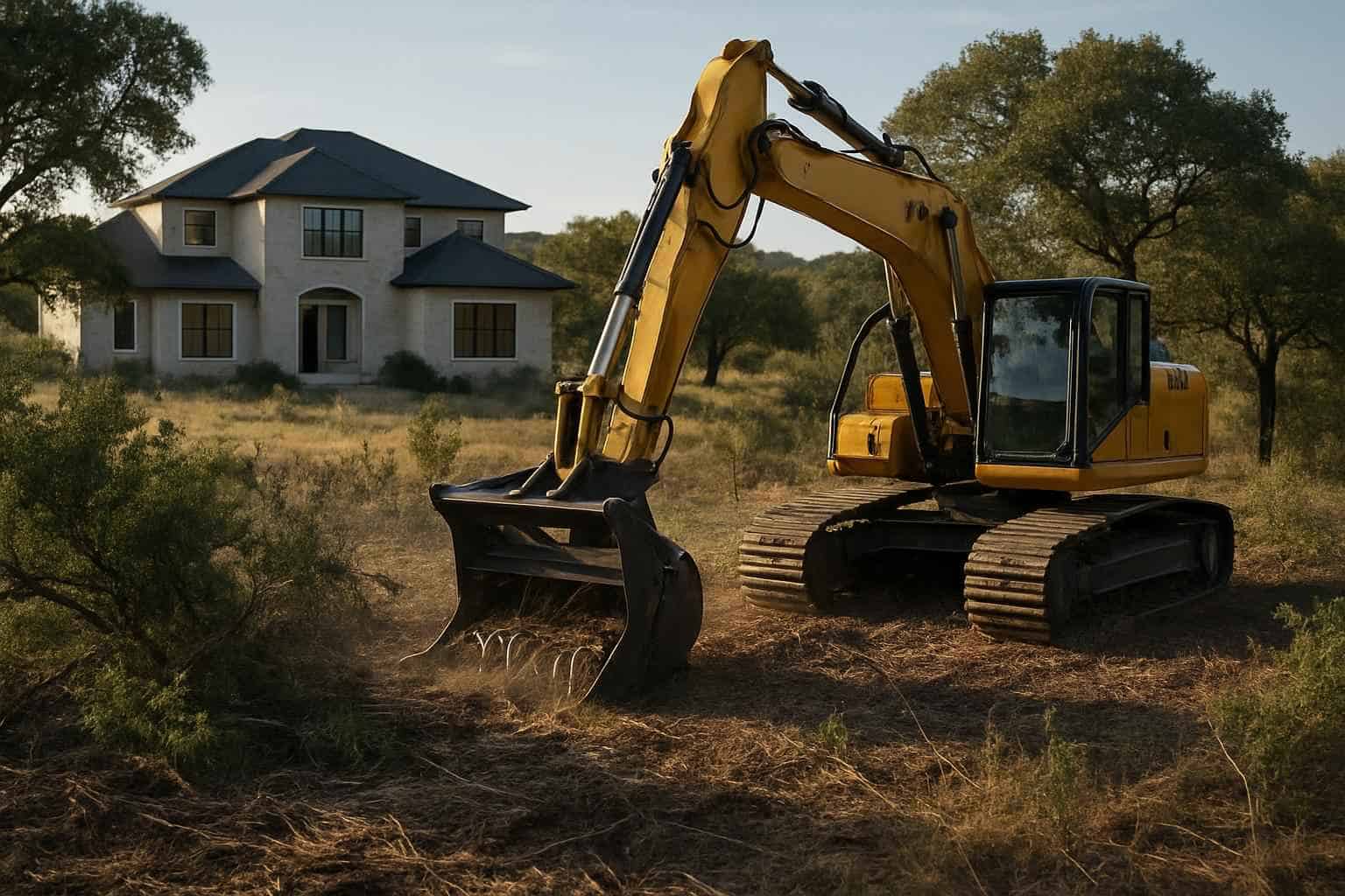 Brush Clearing for New Builds in Hye Texas