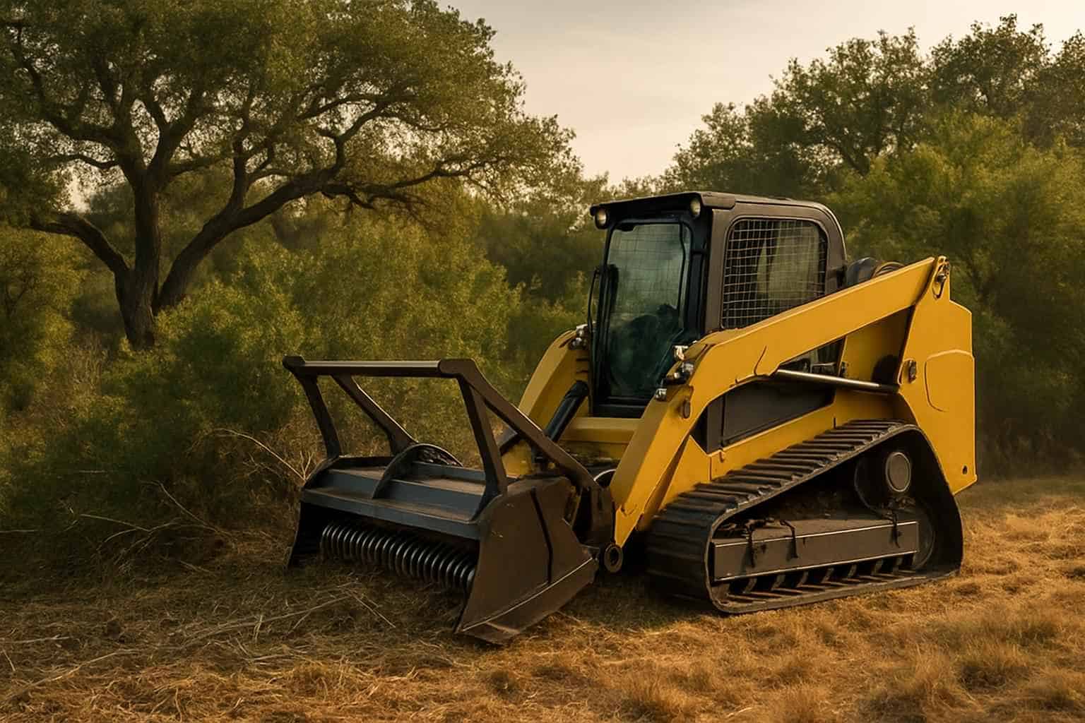 Brush Clearing in Luckenbach Texas