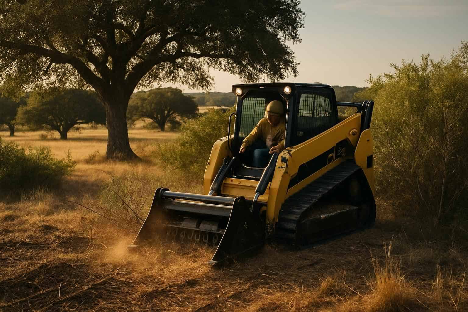Brush Clearing in Stonewall Texas