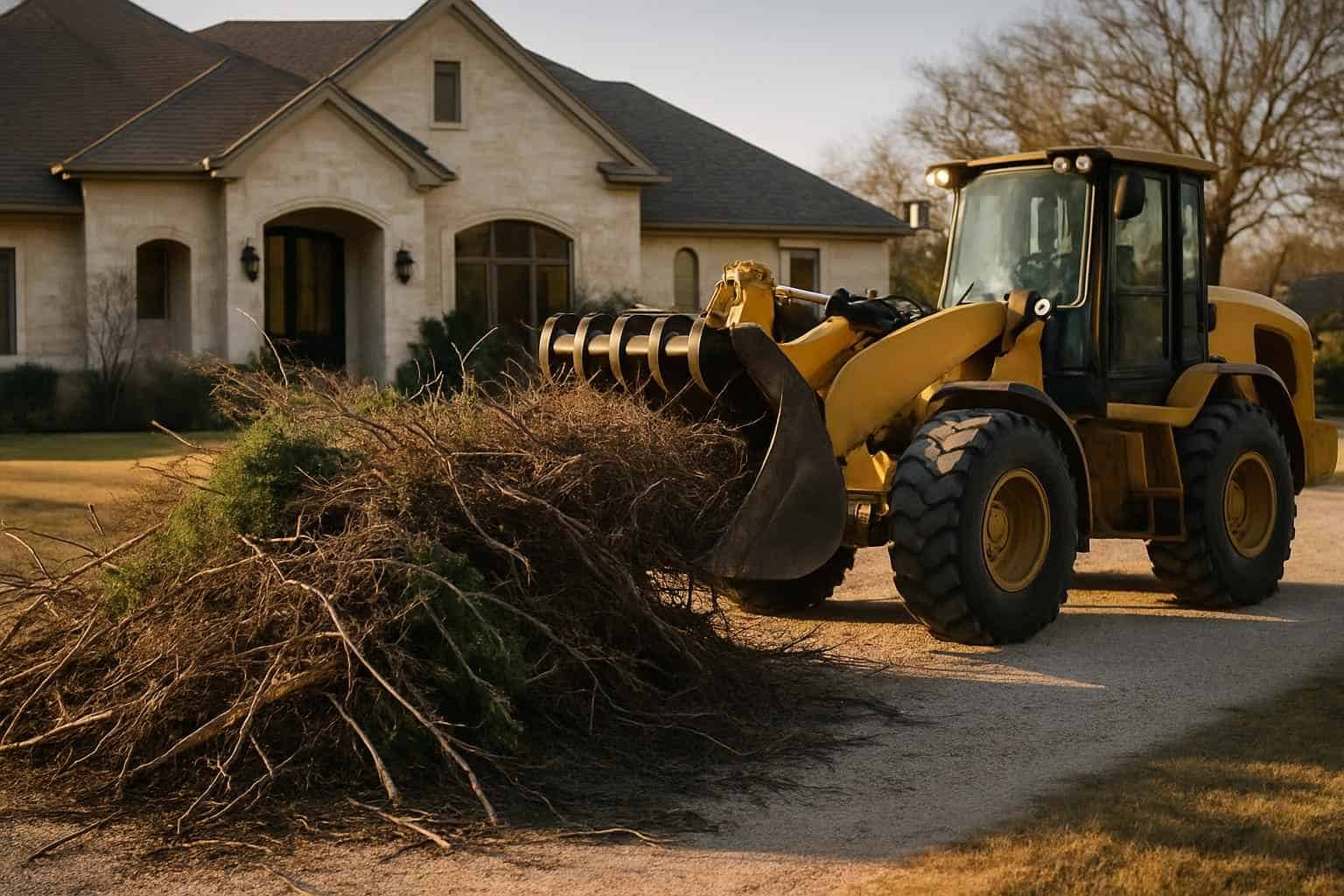 Brush Debris Removal in Hye Texas