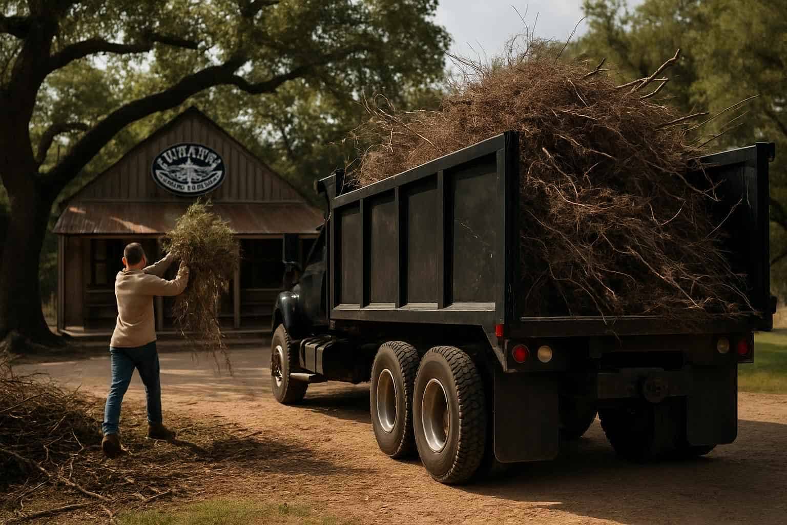 Brush Hauling and Disposal in Luckenbach Texas