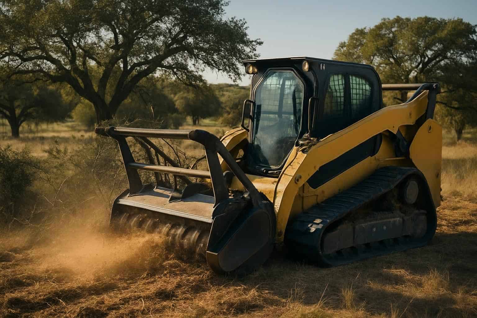 Brush Mulching in Hye Texas
