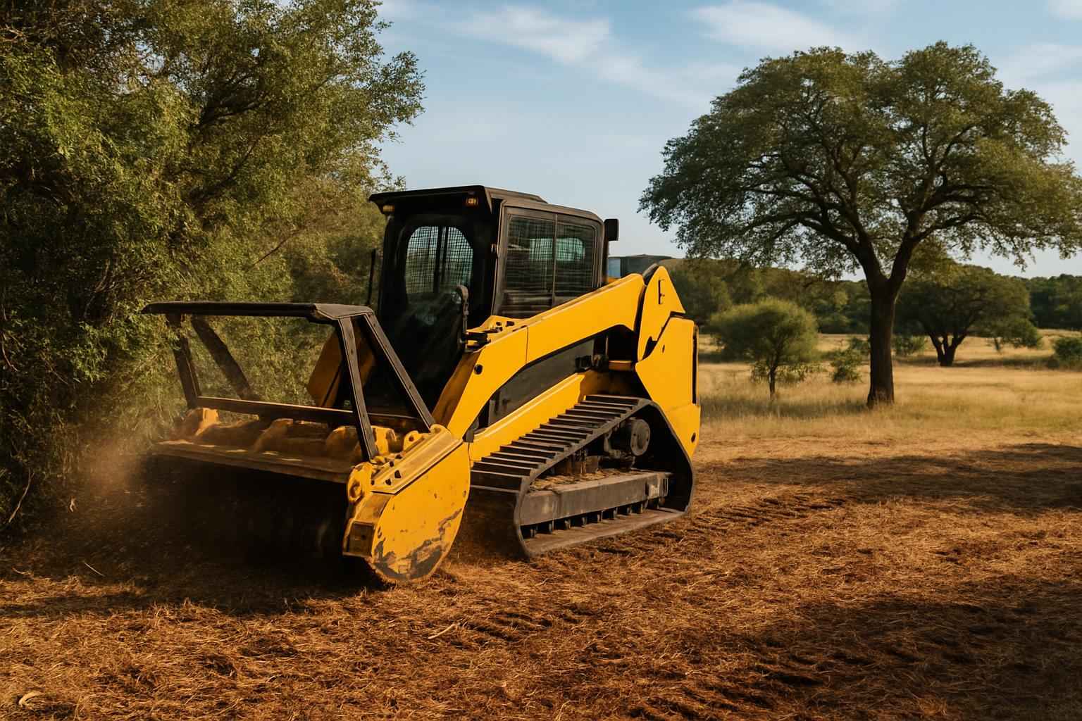 Brush Mulching in Luckenbach Texas