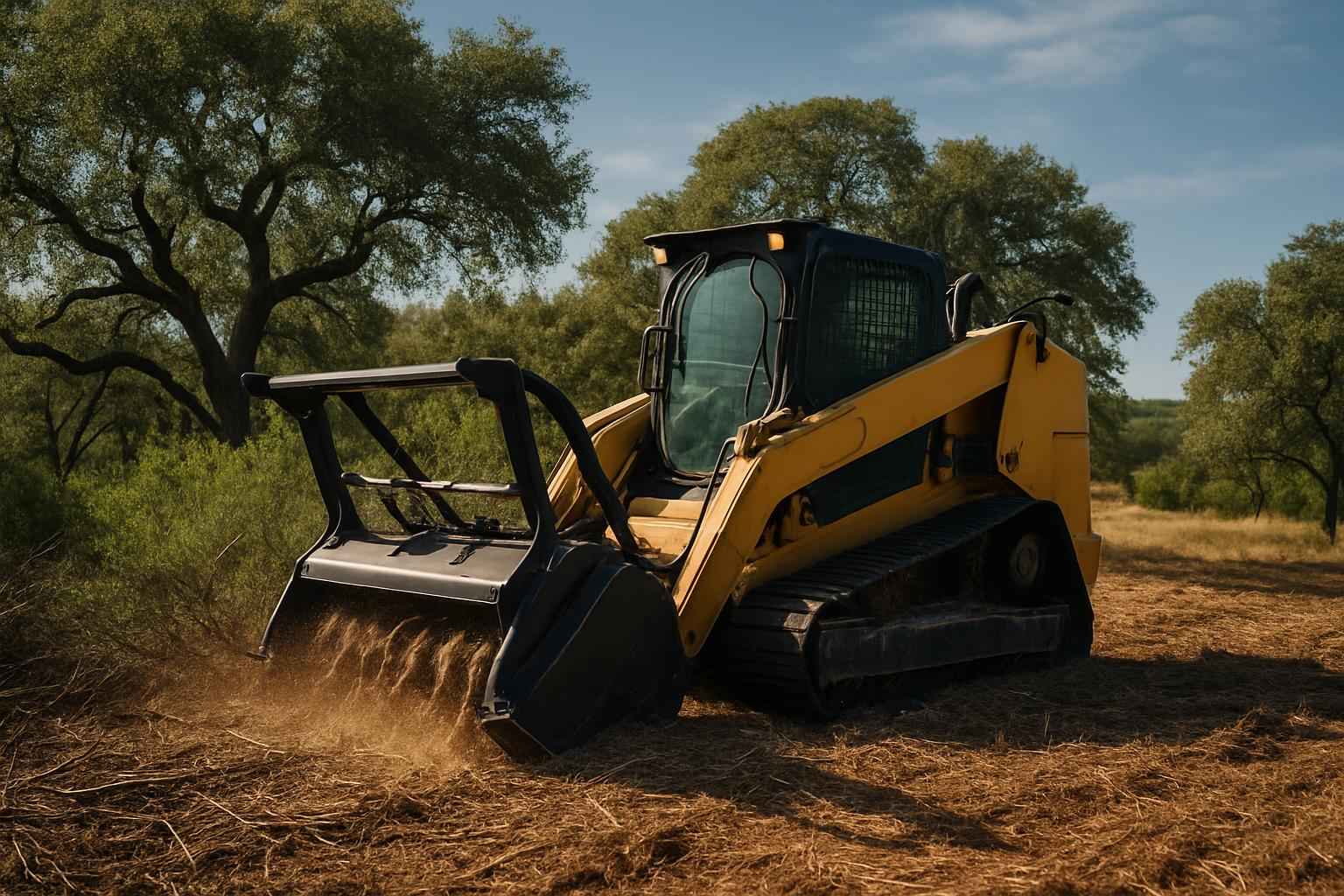 Brush Mulching in Stonewall Texas