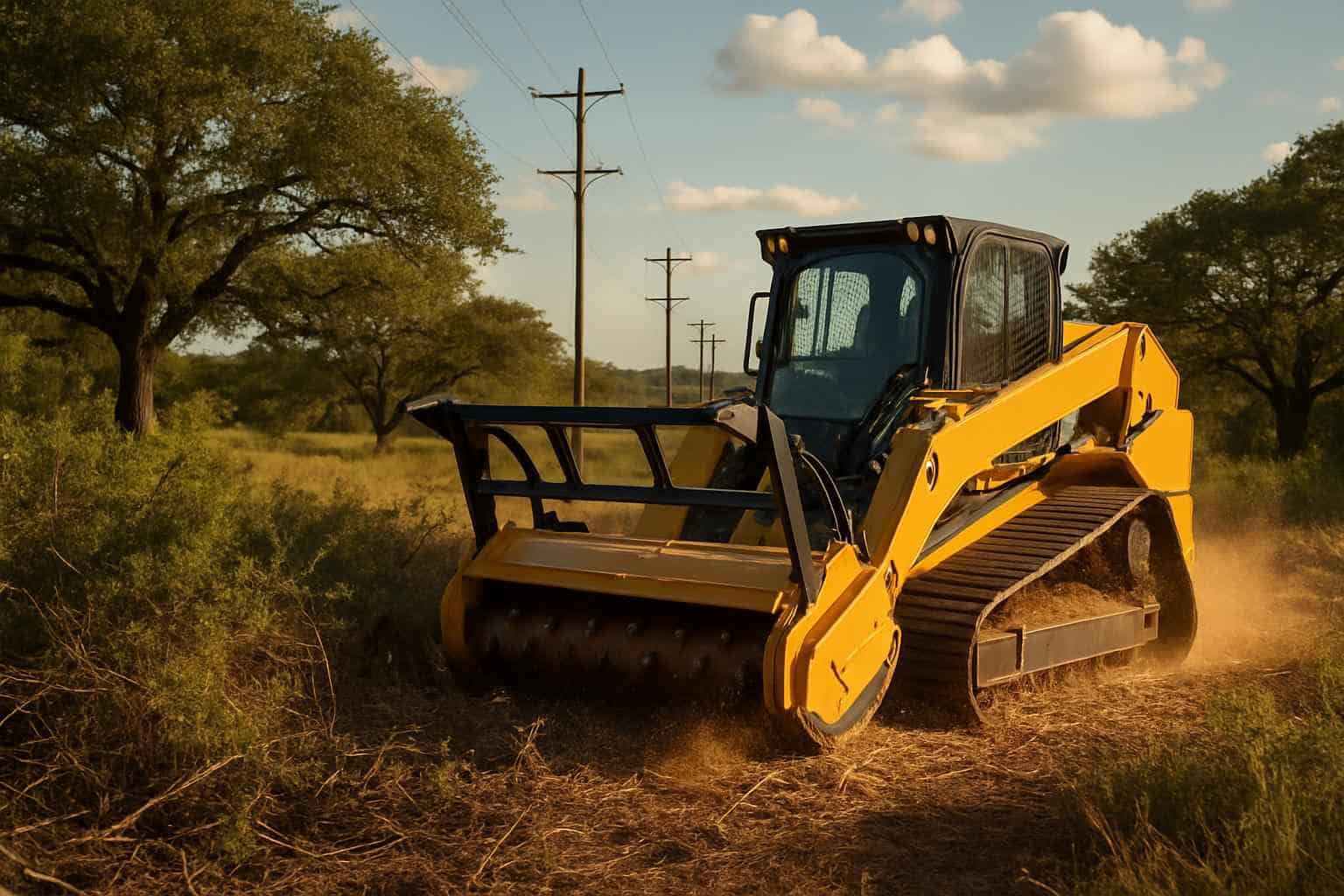 Brush ROW Clearing in Luckenbach Texas