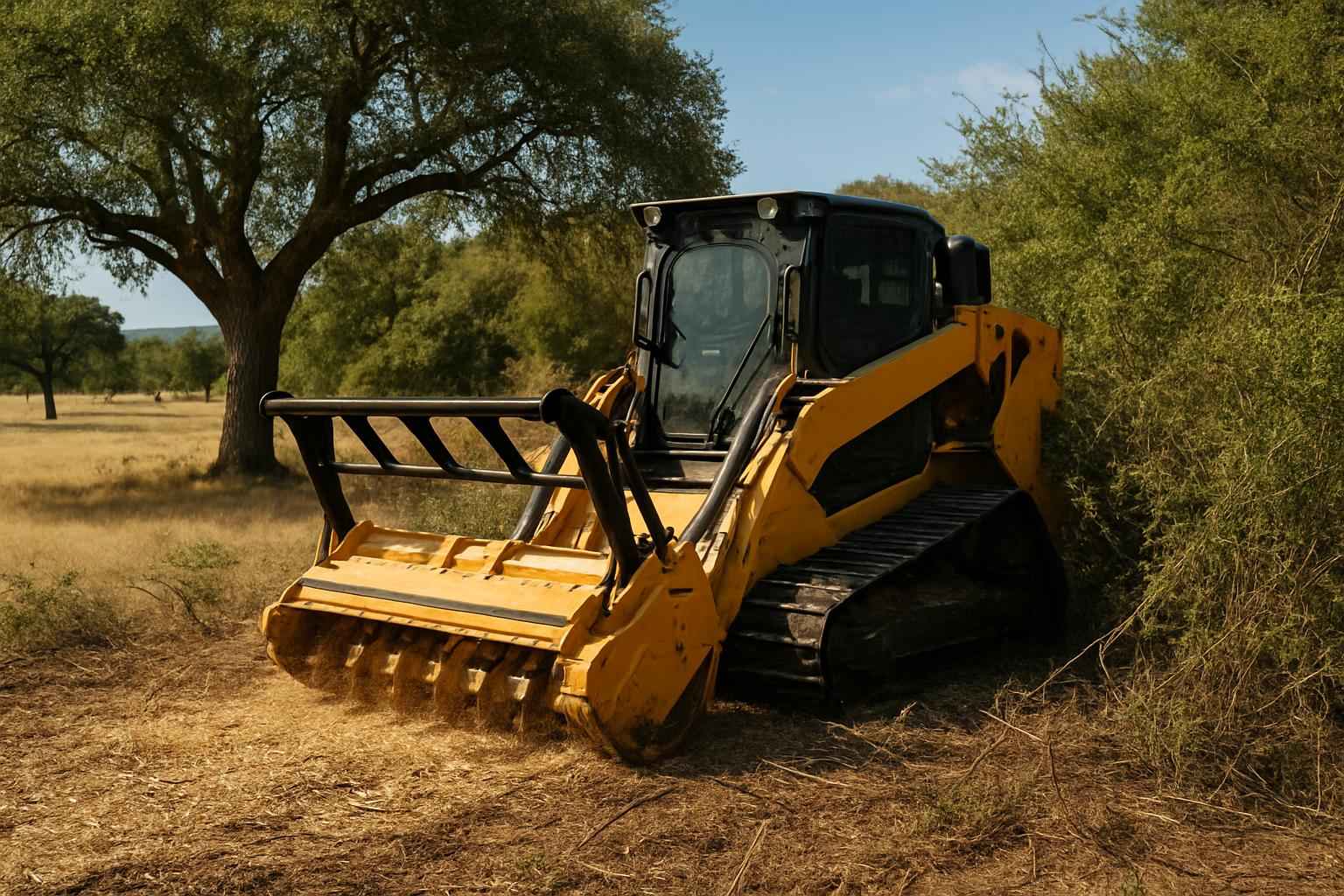 Brush ROW Clearing in Stonewall Texas