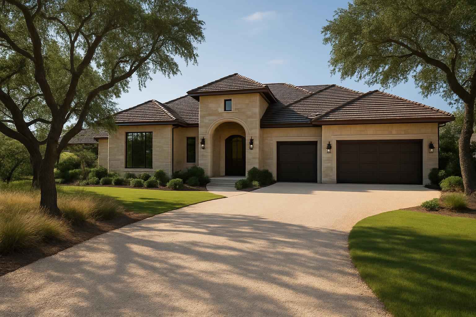 Caliche Driveway in Willow City Texas